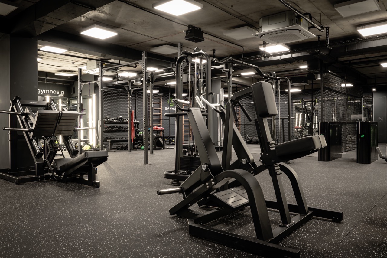 Strength and conditioning area used for judo camp training