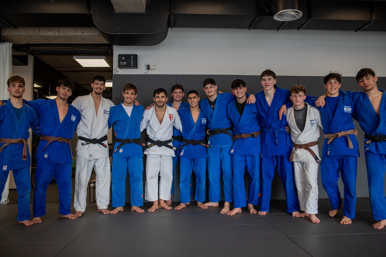 Israel Judo Federation group training in Tbilisi